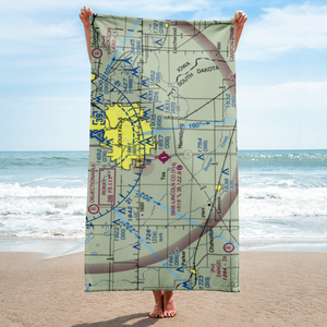 Marv Skie Lincoln County Airport (Y14) VFR Sectional Towel