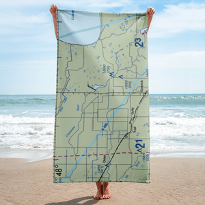 Mathis Airport (MY42) VFR Sectional Towel