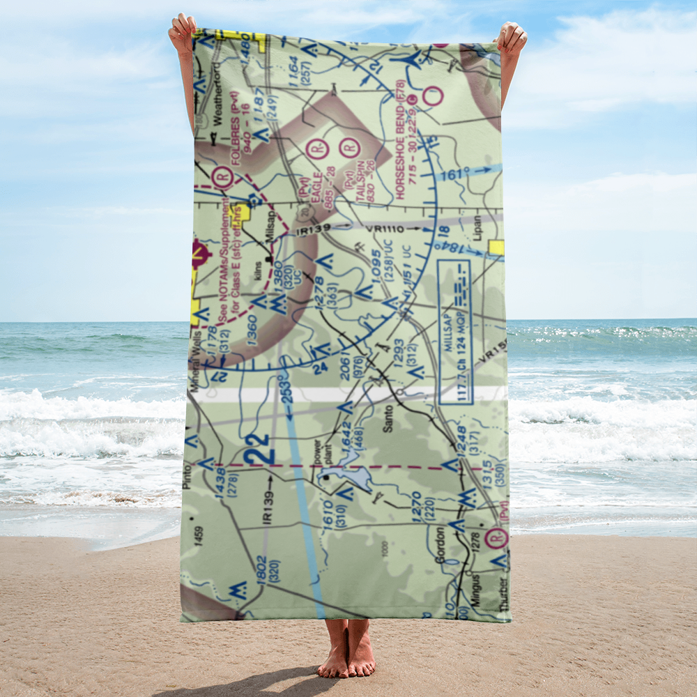 Matthews Ranch Airport (86TE) VFR Sectional Towel 