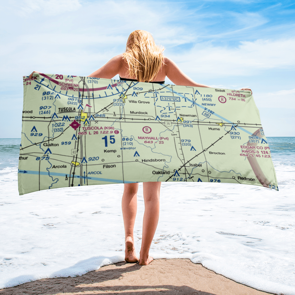 Mayhall Airport (5LL3) VFR Sectional Towel 