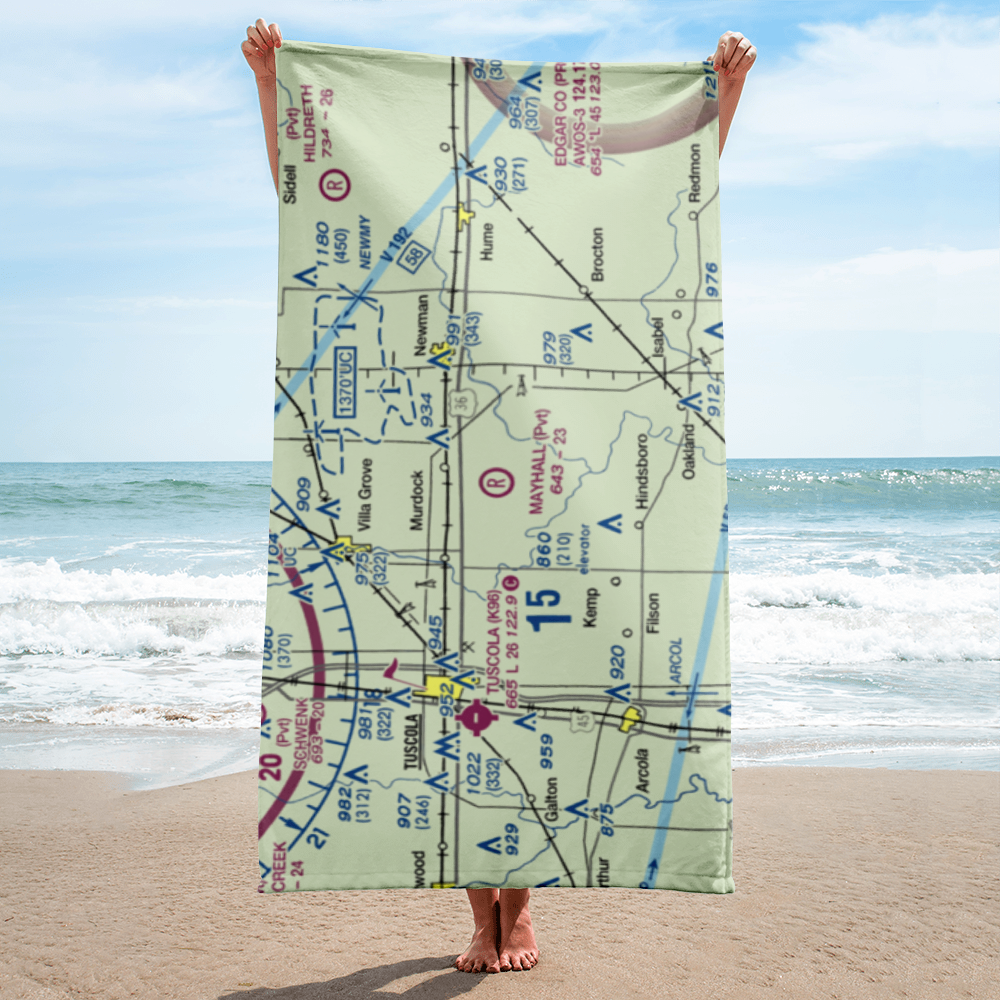 Mayhall Airport (5LL3) VFR Sectional Towel 