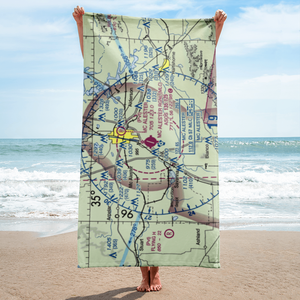 Mc Alester Regional Airport (MLC) VFR Sectional Towel