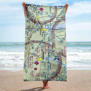Mc Bride's Airport (NY38) VFR Sectional Towel