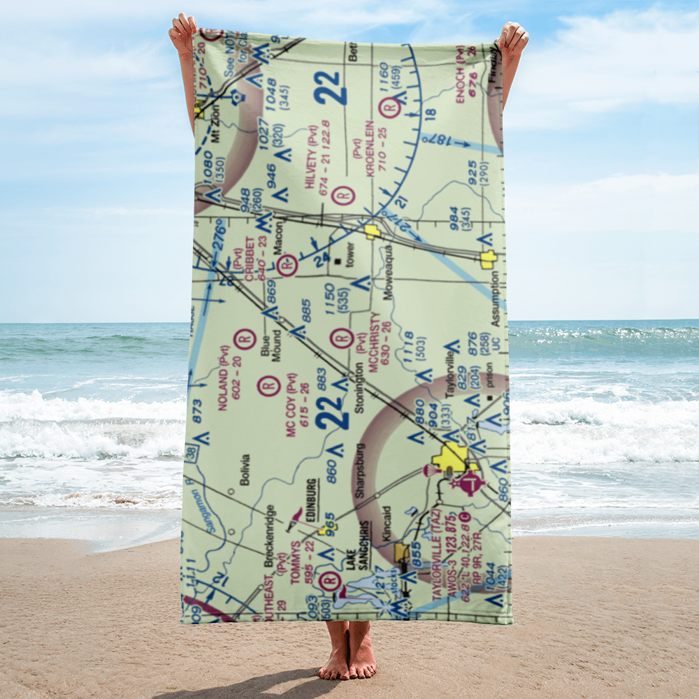 Mc Christy Airport (IS54) VFR Sectional Towel 