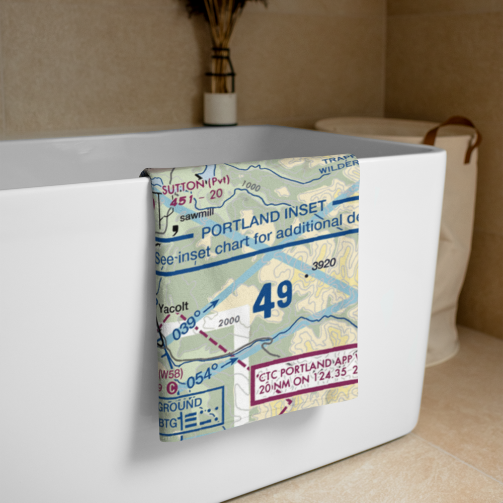 Mc Clellan Field (WA80) VFR Sectional Towel 