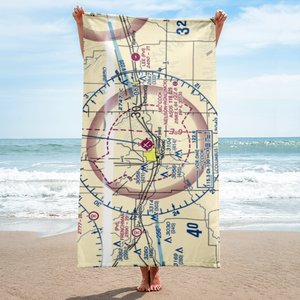 Mc Cook Ben Nelson Regional Airport (MCK) VFR Sectional Towel