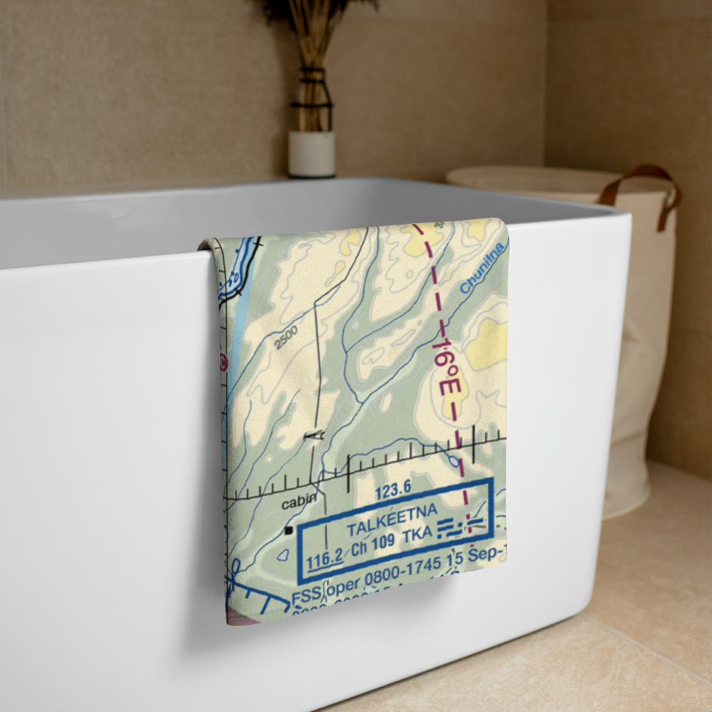 Mc Kinley Country Airport (81AK) VFR Sectional Towel 