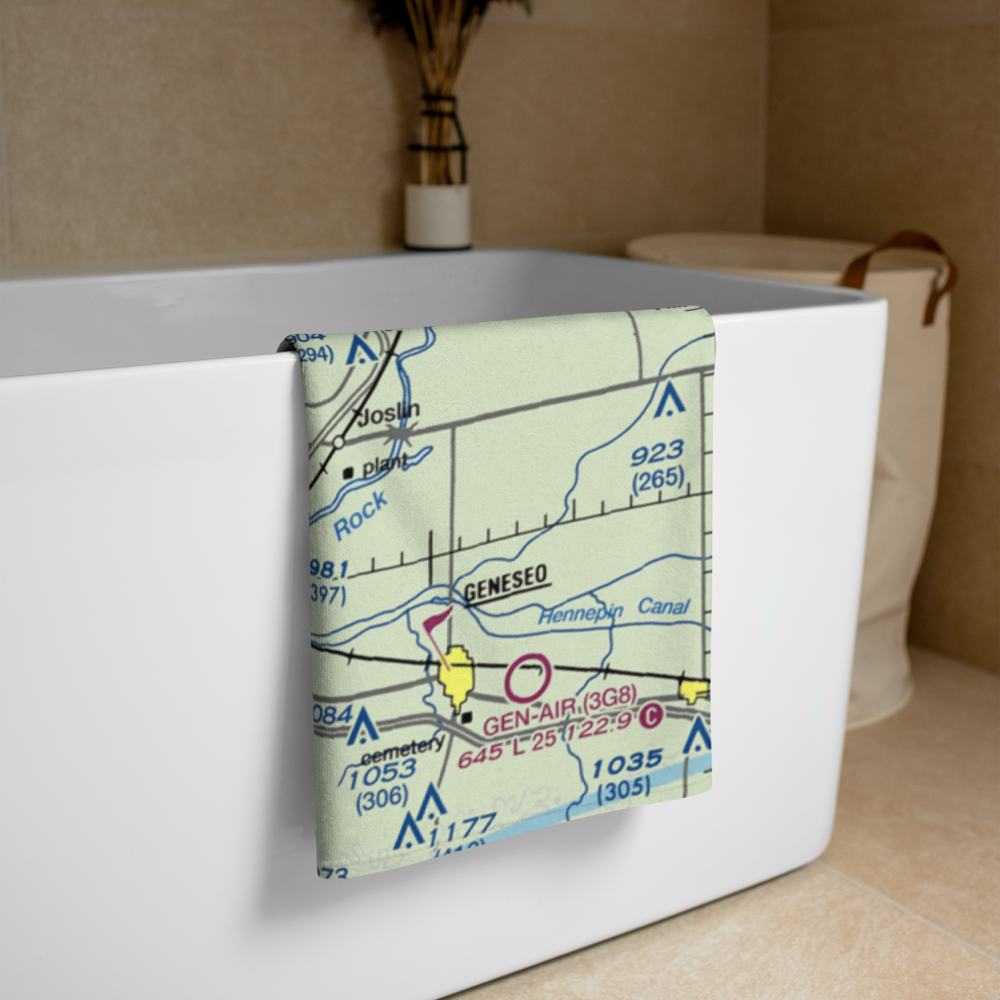 Mc Neal's Field (2IL3) VFR Sectional Towel 