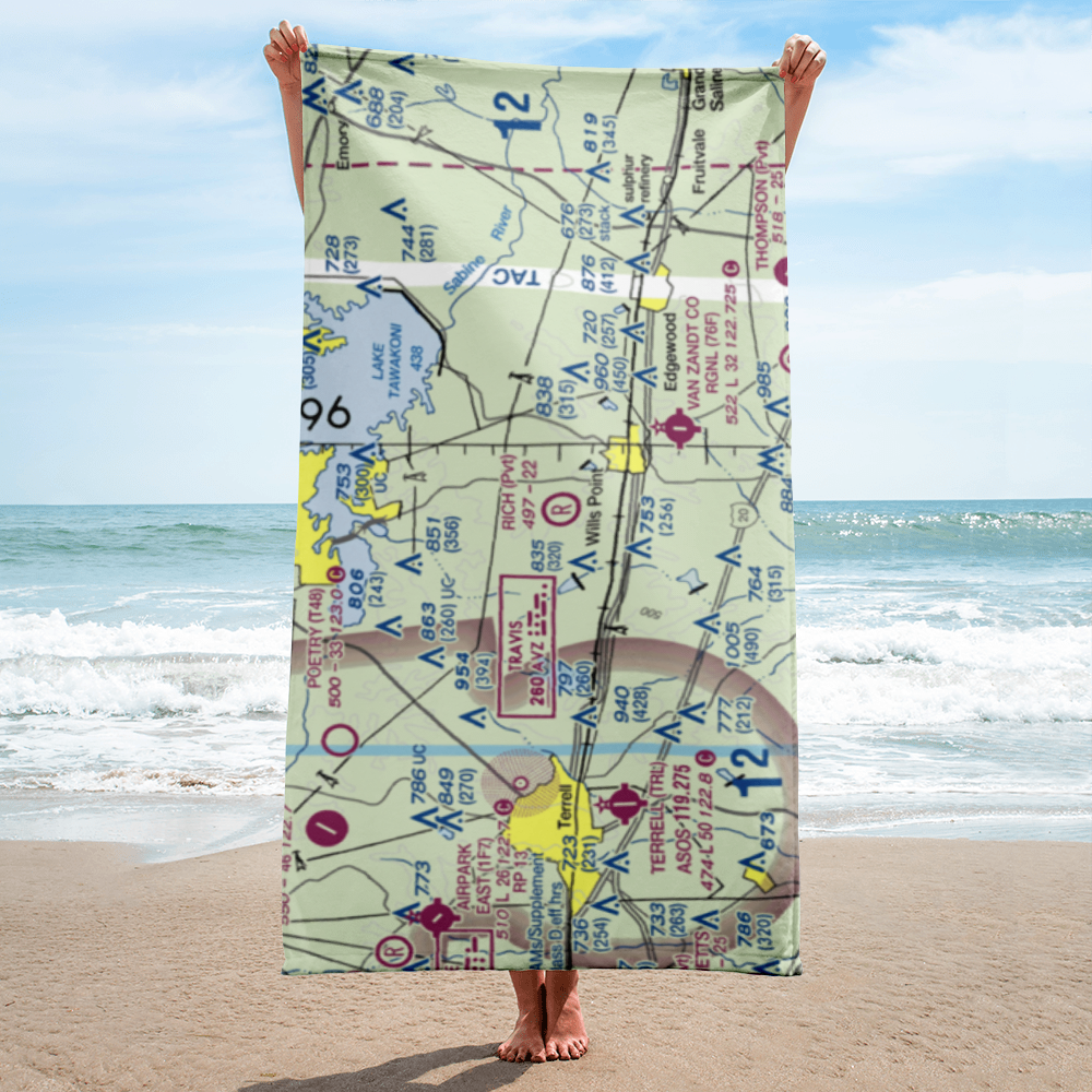 McBee Field (2TS9) VFR Sectional Towel 