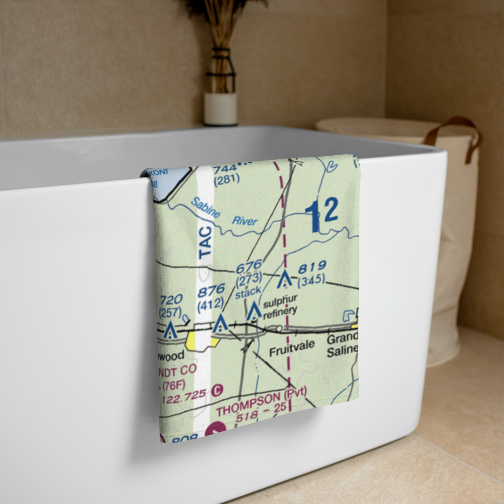 McBee Field (2TS9) VFR Sectional Towel 