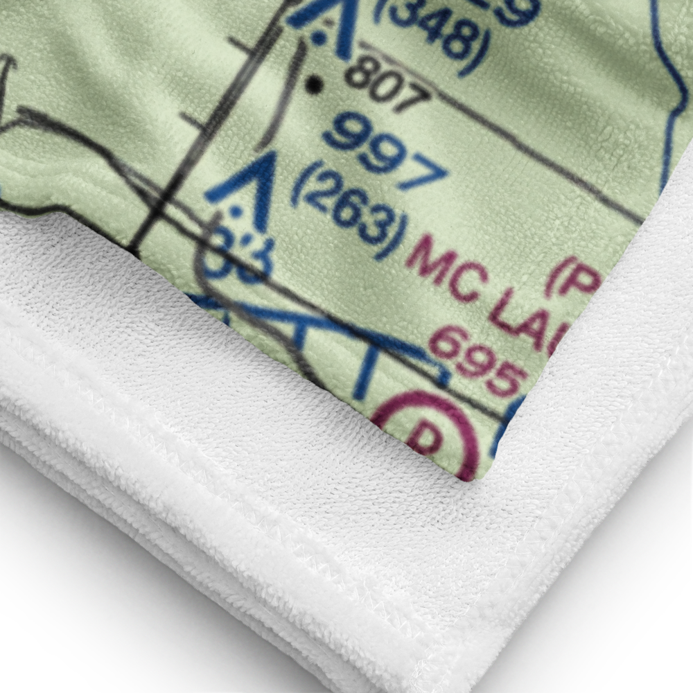 Mcdaniel Aviation Airport (OK28) VFR Sectional Towel 