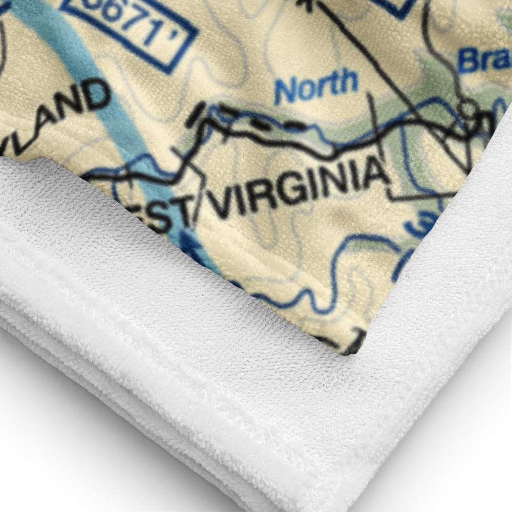 Mckee Sky Ranch Airport (WV57) VFR Sectional Towel 