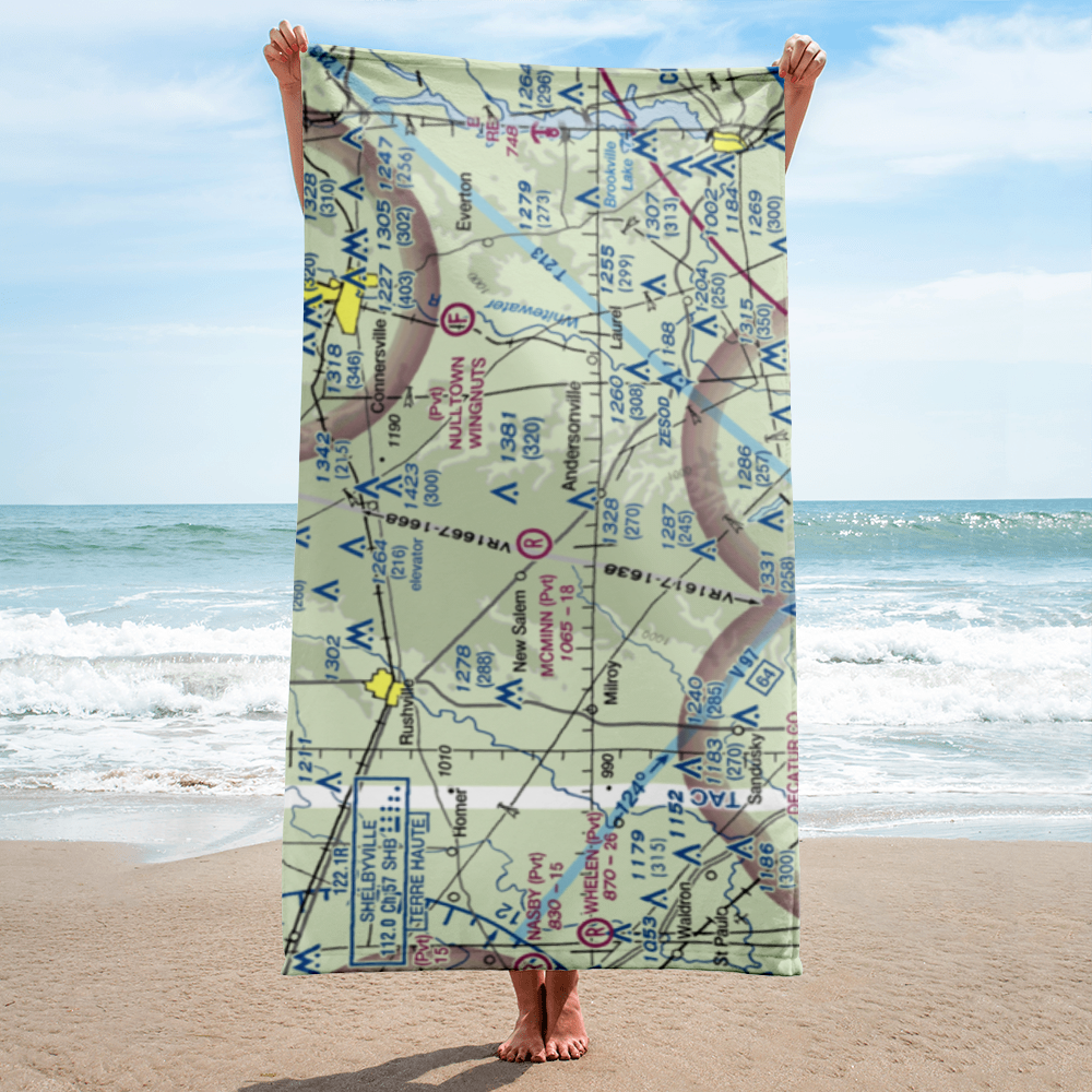 Mcminn Airport (6IN8) VFR Sectional Towel 
