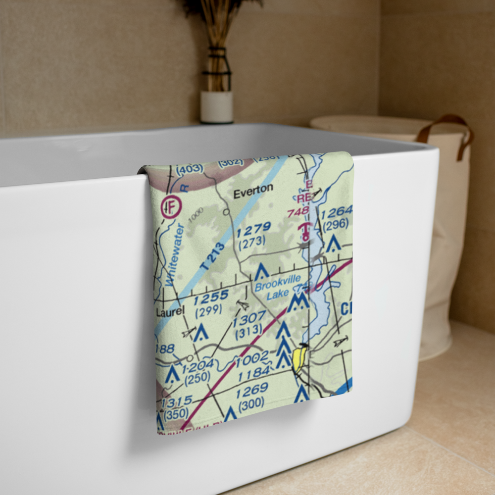 Mcminn Airport (6IN8) VFR Sectional Towel 