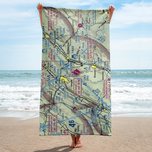 McMinn County Airport (MMI) VFR Sectional Towel