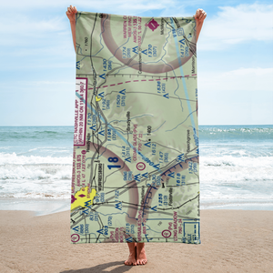 Meadow Lark Aerodrome Ultralight Flightpark (62TN) VFR Sectional Towel