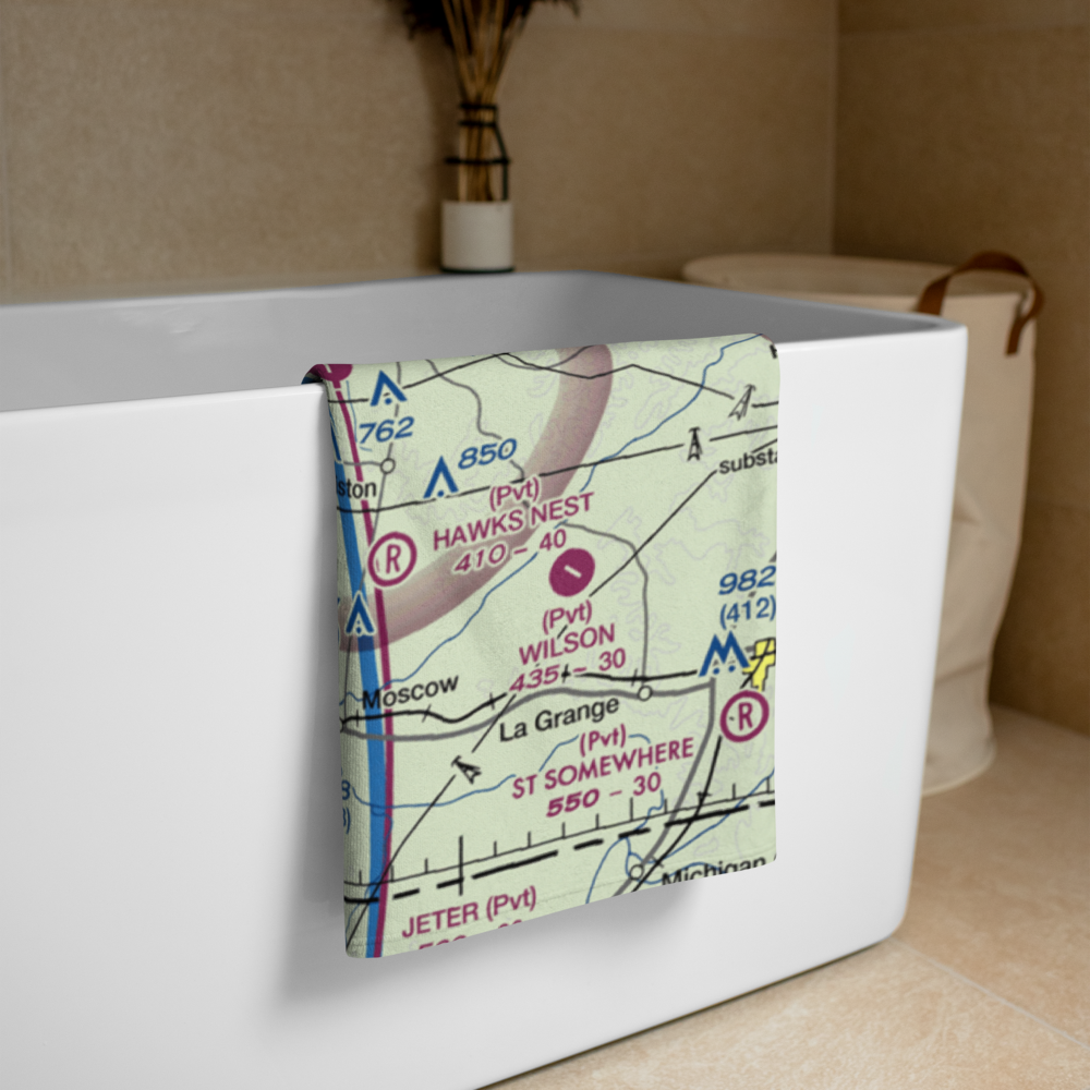 Mehrhoff Field (9TN3) VFR Sectional Towel 