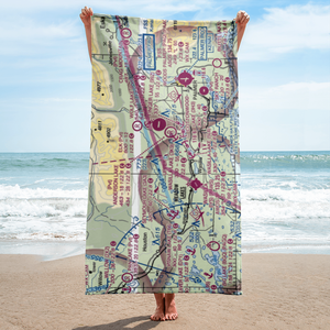 Memory Lake Airport (5AK8) VFR Sectional Towel