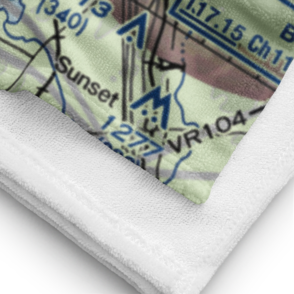 Menard Airport (XA09) VFR Sectional Towel 