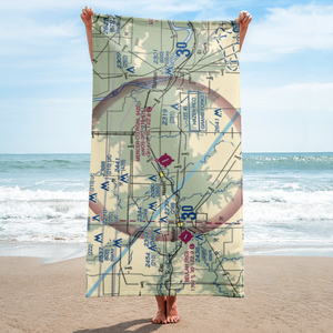 Mercer County Regional Airport (HZE) VFR Sectional Towel