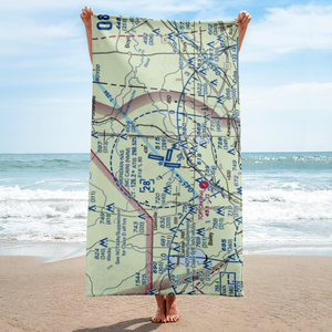 Meridian Naval Air Station (NMM) VFR Sectional Towel