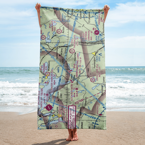 Merrymeeting Lake Seaplane Base (NH68) VFR Sectional Towel