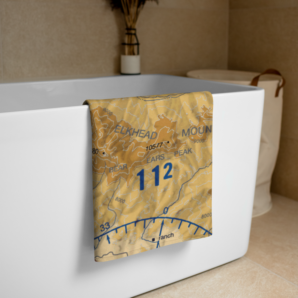 Mesa View Ranch Airport (5CO7) VFR Sectional Towel 