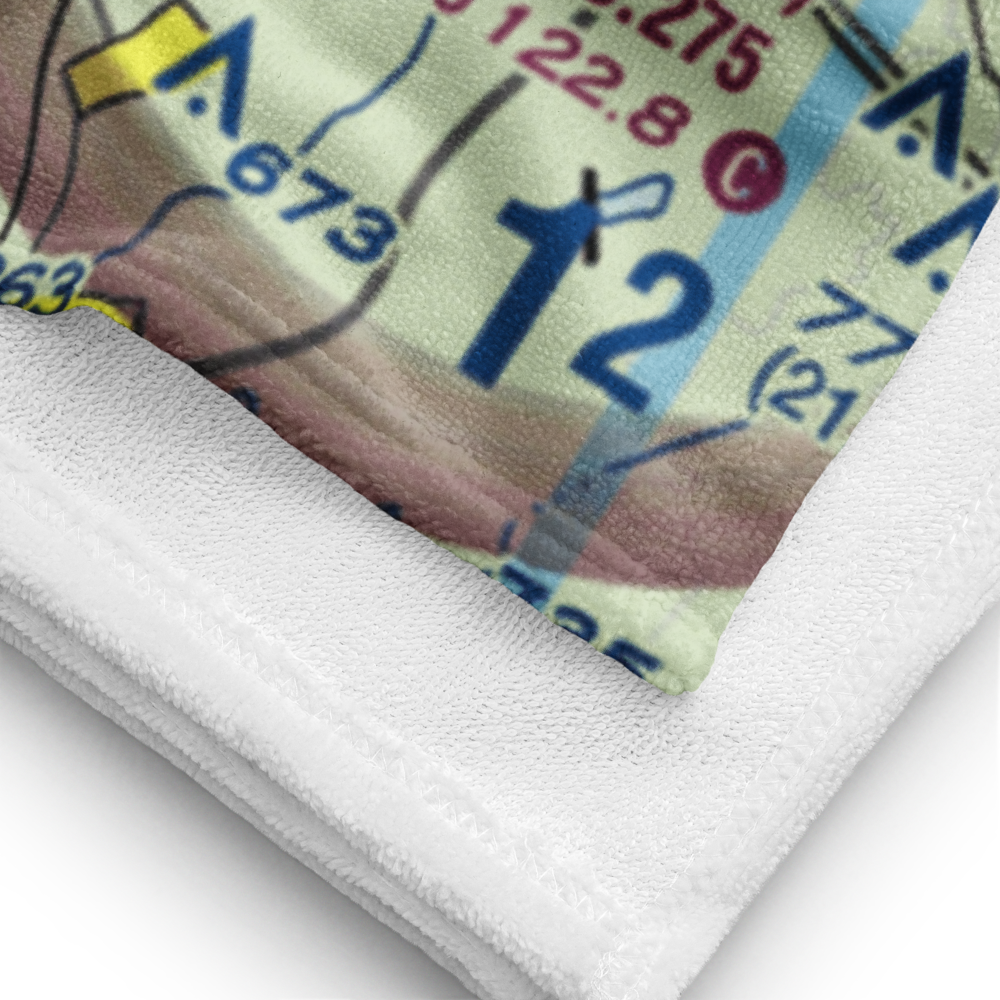 Mesquite Metro Airport (HQZ) VFR Sectional Towel 