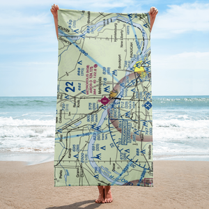 Metropolis Municipal Airport (M30) VFR Sectional Towel