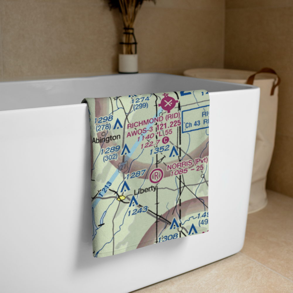 Mettel Field (CEV) VFR Sectional Towel 