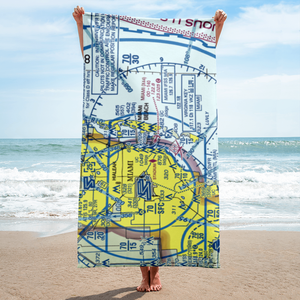 Miami Heliport (X48) VFR Sectional Towel