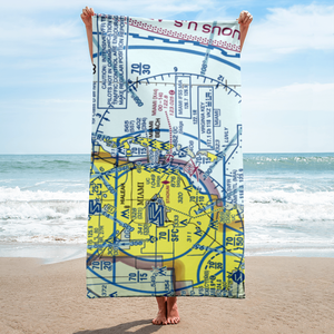 Miami Seaplane Base (X44) VFR Sectional Towel