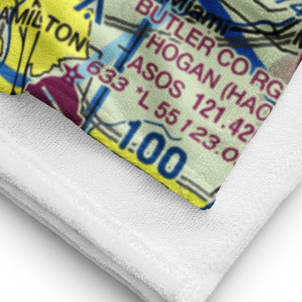 Miami University Airport (OXD) VFR Sectional Towel 
