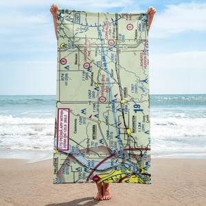 Michael Pfister Airport (86IS) VFR Sectional Towel