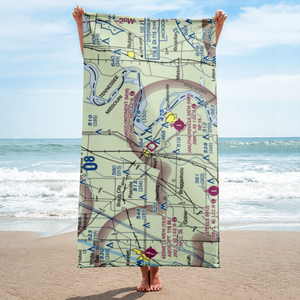 Mid Continent Airport (M28) VFR Sectional Towel