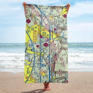 Mid Way Regional Airport (JWY) VFR Sectional Towel