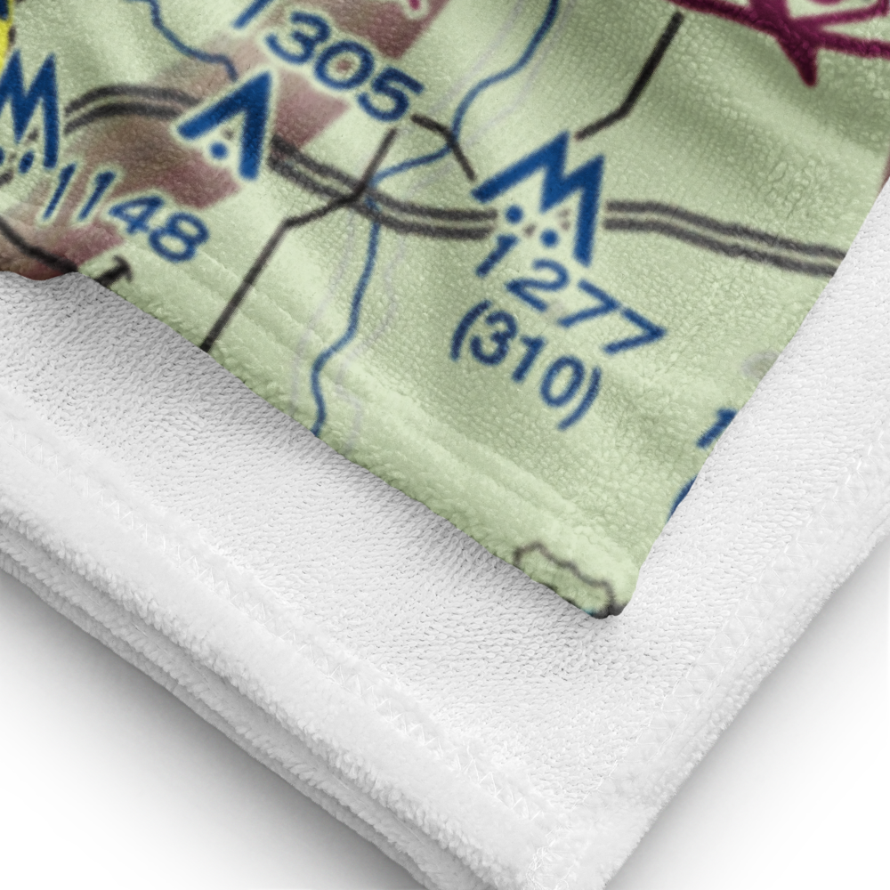 Middletown Regional Airport (MWO) VFR Sectional Towel 