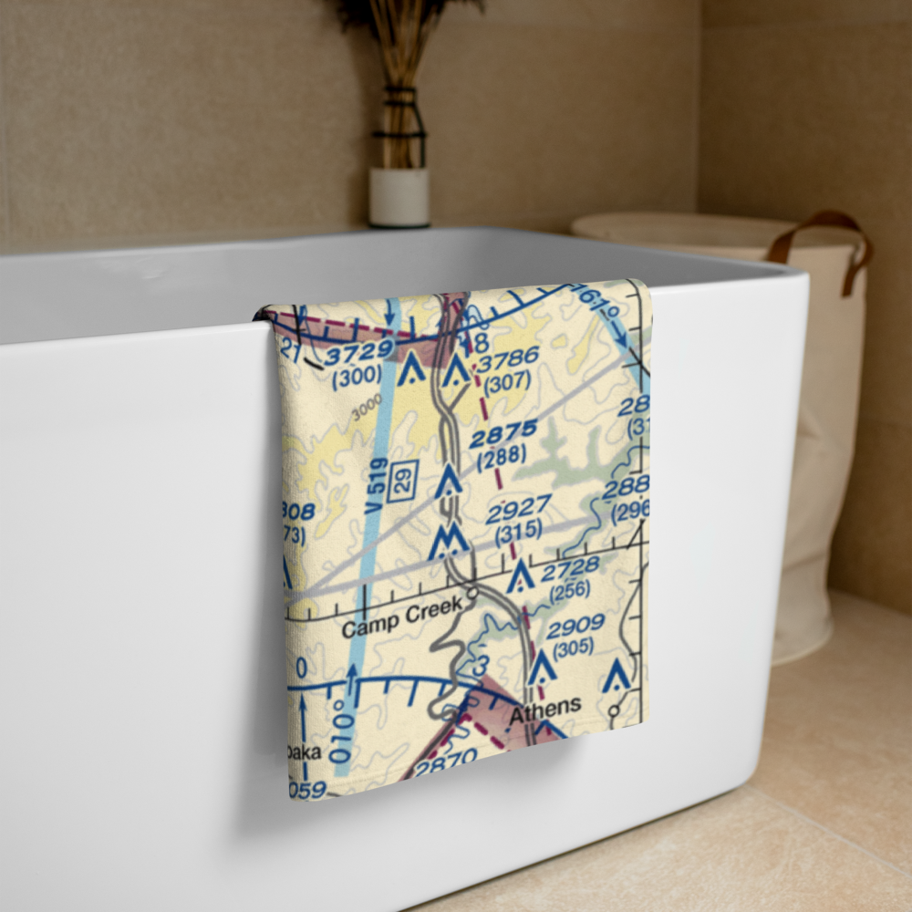 Mike Ferrell Field (WV09) VFR Sectional Towel 