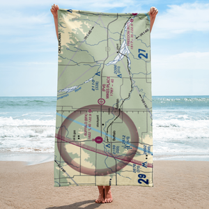 Mike's Place Airport (96OK) VFR Sectional Towel