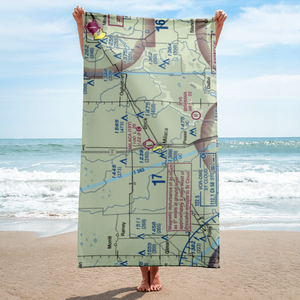 Milaca Municipal Airport (18Y) VFR Sectional Towel