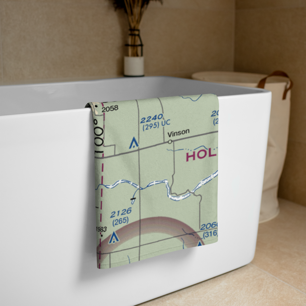 Mill Iron Ranch South Airport (36XS) VFR Sectional Towel 