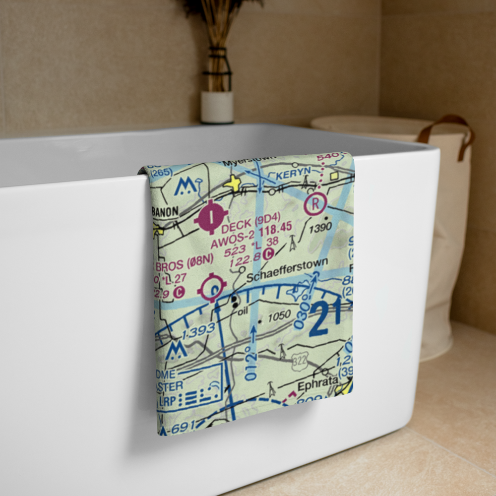 Millard Airport (4PA0) VFR Sectional Towel 