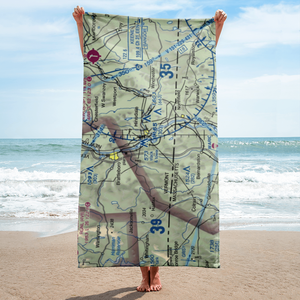 Miller's Pleasure Airfield (VT47) VFR Sectional Towel