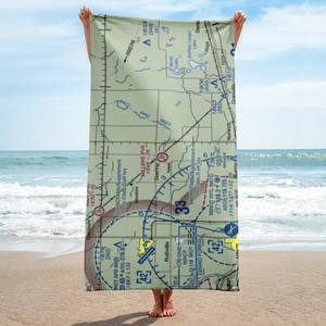 Millers Airstrip (81ND) VFR Sectional Towel