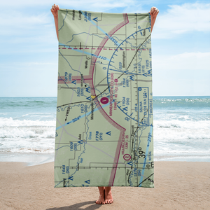 Minneapolis City County Airport (45K) VFR Sectional Towel