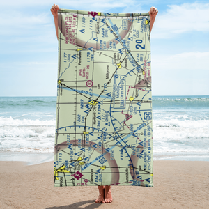 Minneman Airport (21IN) VFR Sectional Towel