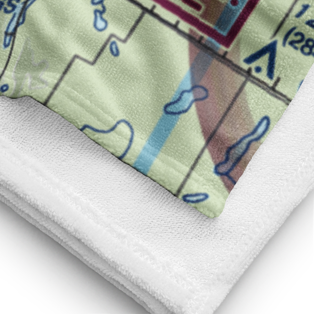 Minske Field (8MN6) VFR Sectional Towel 