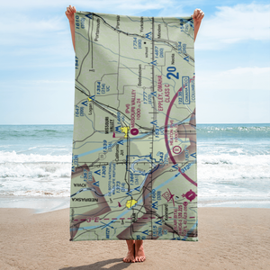 Missouri Valley Airport (90IA) VFR Sectional Towel