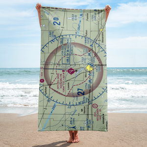 Mitchell Municipal Airport (MHE) VFR Sectional Towel