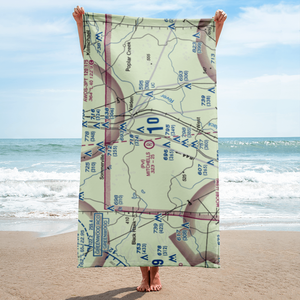 Mitchell's Airport (3MS5) VFR Sectional Towel